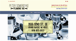Desktop Screenshot of petersomerdykeplumbing.com